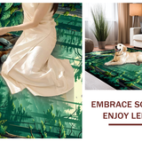 Intricate Forest Scene Print(Green)