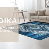 Energetic Colorful Tribal Motif(Blue)