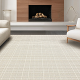 Ultra Soft Area Rug, Non Slip, Stain Resistant, Washable Area Rugs for Living Room, Bedroom, Sophisticated Creamy Distressed Elements(Beige)