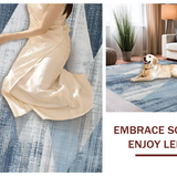 Cozy Neutral Trellis Elements(Blue)