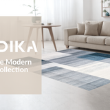 Ultra Soft Area Rug, Non Slip, Stain Resistant, Washable Area Rugs for Living Room, Bedroom, Sophisticated Light Gray Visual Texture(Blue)