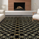 Stylish Black Abstract Lines(Black)