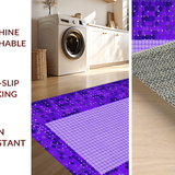 Ultra Soft Area Rug, Non Slip, Stain Resistant, Washable Area Rugs for Living Room, Bedroom, Soft Plush Modern Elegance(Purple)
