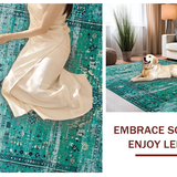 Elegant Earthy Circular Tapestry(Blue)