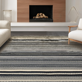 Cozy Earth Tone Striped(Black)