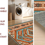 Lively Tribal Tiled Decoration(Red)