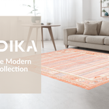 Ultra Soft Area Rug, Non Slip, Stain Resistant, Washable Area Rugs for Living Room, Bedroom, Sweet Coral Minimalist Pattern(Pink)