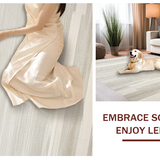 Elegant Distressed Shag Style(Beige)