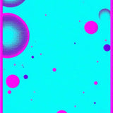 Lively Textured Circle Cushions(Blue)