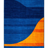 Trendy Orange and Blue Fusion(Blue)