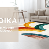 Ultra Soft Area Rug, Non Slip, Stain Resistant, Washable Area Rugs for Living Room, Bedroom, Whimsical Bright-Toned Design(Yellow)
