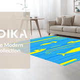 Stylish Modern Fish Stripe Decor(Blue)