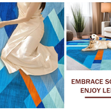 Stylish Transitional Wave Motif(Blue)