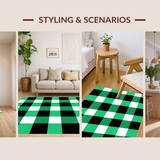 Chic Rustic Checkered Aesthetic(Green)