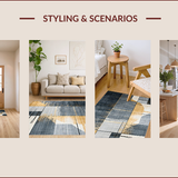 Contemporary Grey Tiled Composition(Gray)