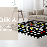 Chic Vibrant Circular Design(Black)