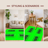 Luxurious Layered Botanical Print(Black)