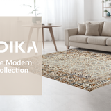 Artistic Monochrome Geometric Layout(Beige)