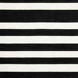 Ultra Soft Area Rug, Non Slip, Stain Resistant, Washable Area Rugs for Living Room, Bedroom, Striped Modern Rug(Black)