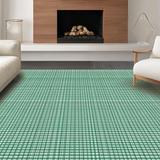 Contemporary Pastel Checkered Harmony(Green)