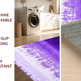 Ultra Soft Area Rug, Non Slip, Stain Resistant, Washable Area Rugs for Living Room, Bedroom, Eclectic Soft Ombre Effect(Purple)
