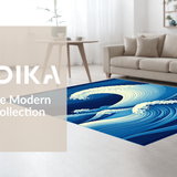 Chic Abstract Oceanic(Blue)