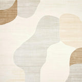 Modern Abstract Area in Warm Cream Tones(Beige)