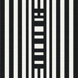 Ultra Soft Area Rug, Non Slip, Stain Resistant, Washable Area Rugs for Living Room, Bedroom, Striped Modern Rug, Black White Design(Black)