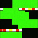 Brightly Colored Urban Journey Mat(Green)