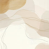 Beige Serenity Area Non Slip Tranquil Tones(Beige)