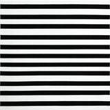 Ultra Soft Area Rug, Non Slip, Stain Resistant, Washable Area Rugs for Living Room, Bedroom, Bold Black & White Rug Front Porch(Black)