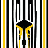 Contemporary Striped Decorative(Black)