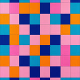 Whimsical Modernist Checkered Design(Blue)