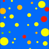 Bright Blue Alphabetic Playmat(Blue)