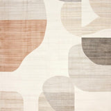 Ultra Soft Area Rug, Non Slip, Stain Resistant, Washable Area Rugs for Living Room, Bedroom, Modern Geometric Area Beige(Beige)