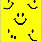 Ultra Soft Area Rug, Non Slip, Stain Resistant, Washable Area Rugs for Living Room, Bedroom, Lively Happy Emblematic Theme(Yellow)