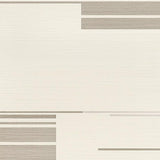 Ultra Soft Area Rug, Non Slip, Stain Resistant, Washable Area Rugs for Living Room, Bedroom, Geometric Block Design Area Modern Striped in Beige(Beige)