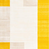Ultra Soft Area Rug, Non Slip, Stain Resistant, Washable Area Rugs for Living Room, Bedroom, Abstract Geometric Bunny Area for Indoor Comfort Space(Yellow)