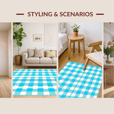 Stylish Tassel Edged Cozy Look(Blue)