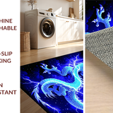 Enchanting Celestial Wildlife Motif(Blue)