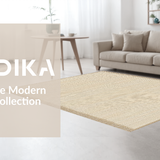 Ultra Soft Area Rug, Non Slip, Stain Resistant, Washable Area Rugs for Living Room, Bedroom, Soft Neutral Organic Visual Appeal(Beige)