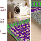 Ultra Soft Area Rug, Non Slip, Stain Resistant, Washable Area Rugs for Living Room, Bedroom, Stylish Seasonal Decor Influence(Purple)
