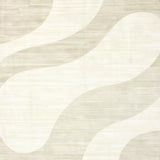 Ultra Soft Area Rug, Non Slip, Stain Resistant, Washable Area Rugs for Living Room, Bedroom, Serene Circular Plush Harmony(Beige)