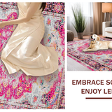 Chic Distressed Ogee Design(Pink)