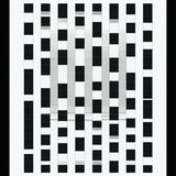 Ultra Soft Area Rug, Non Slip, Stain Resistant, Washable Area Rugs for Living Room, Bedroom, Rustic Monochrome Plaid Visual Appeal(Black)