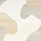 Cloud Dream Area Beige Serenity Abstract Wave Design(Beige)