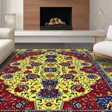 Ultra Soft Area Rug, Non Slip, Stain Resistant, Washable Area Rugs for Living Room, Bedroom, Sublime Cozy Cottage Aesthetic(Yellow)