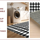 Contemporary Fluffy Tiled Design(Black)