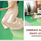 Ultra Soft Area Rug, Non Slip, Stain Resistant, Washable Area Rugs for Living Room, Bedroom, Contemporary Faded Kids Playroom Stain-Resistant Rug(Green)