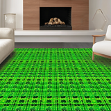 Charming Earthy Clover Motif(Green)